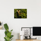 Poster de l'arbre des pins (Bureau à domicile)