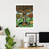 Poster de l'arbre du livre (Bureau à domicile)