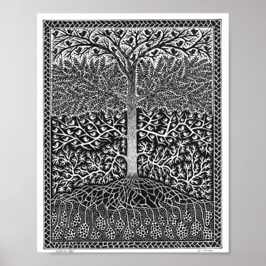 Poster de l'arbre du matin (Devant)