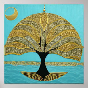 Poster de l'Arbre marin d'or de la vie