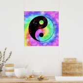 Poster de l'arc en ciel défraîchi Yin Yang (Cuisine)