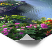 Poster de l'archevêque Jardin Japonais Tranquille (Coin)