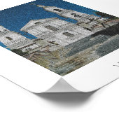 Poster de l'architecture de l'église Biélorussie V (Coin)