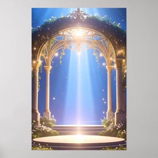 Poster de l'Archway de Forêt Lumière Divine (Devant)