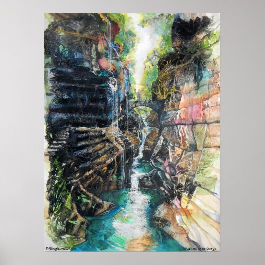 Poster de l'arlson Watkins Glen Gorge (Devant)