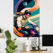 Poster de l'armateur spatial (Bureau à domicile)