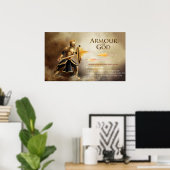 Poster de l'armure de Dieu - Les mensonges de Sata (Bureau à domicile)