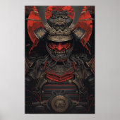 Poster de l'armure de Samouraï japonais (Devant)