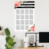 Poster de l'arrangement de siège Peonies et Grande (Bureau à domicile)