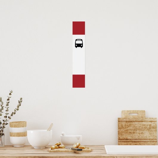 Poster de l'arrêt de bus TTC (Cuisine)