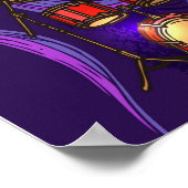 Poster de l'arrière - plan de musique abstraite (Coin)