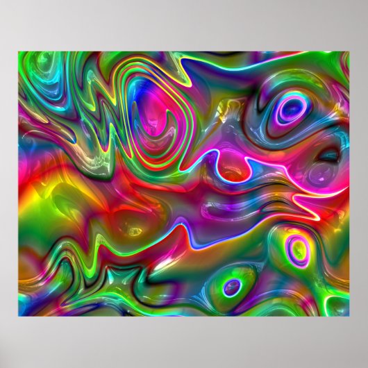 Poster de l'art Abstrait 141 (Devant)