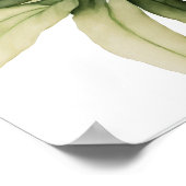 Poster de l'Art blanc Azalea Fleurs (Coin)