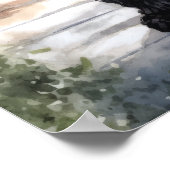 Poster de l'art de chien d'eau portugais (Coin)