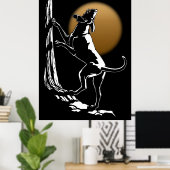 Poster de l'art de chien Hound Hunting Dog Art Pri (Bureau à domicile)