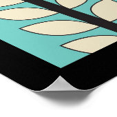 Poster de l'art de feuillage (Coin)