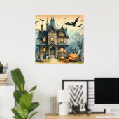Poster de l'art d'Halloween (Bureau à domicile)