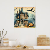 Poster de l'art d'Halloween (Cuisine)