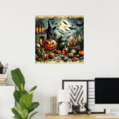 Poster de l'art d'Halloween (Bureau à domicile)