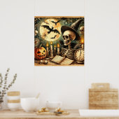 Poster de l'art d'Halloween (Cuisine)