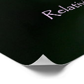 Poster de l'Art Framical Relativité (Coin)