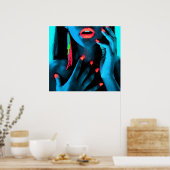 Poster de l'art néon (Cuisine)