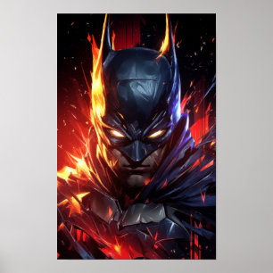 Poster de l'Art numérique Inferno Batman