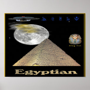 Poster de l'art numérique King tut