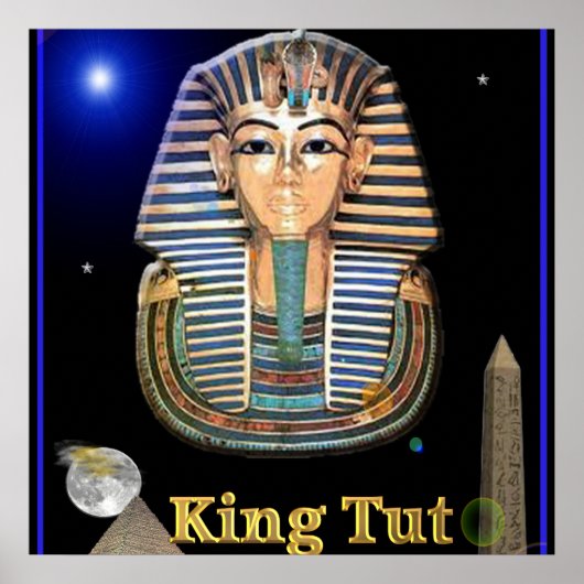 Poster de l'art numérique King tut (Devant)