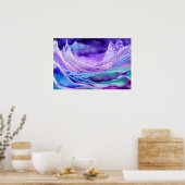 Poster de l'Art numérique magique des mers glacées (Cuisine)