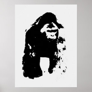 Poster de l'art pop Gorilla