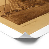 Poster de l'art TeePee des Indiens d'Amérique (Coin)