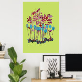 Poster de l'artisanat floral (Bureau à domicile)