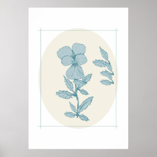 Poster de l'artisanat floral