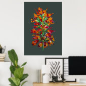 Poster de l'artisanat floral (Bureau à domicile)