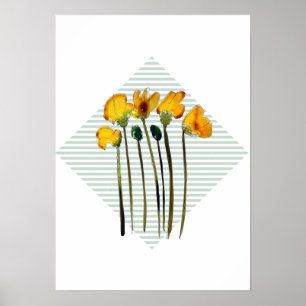 Poster de l'artisanat floral