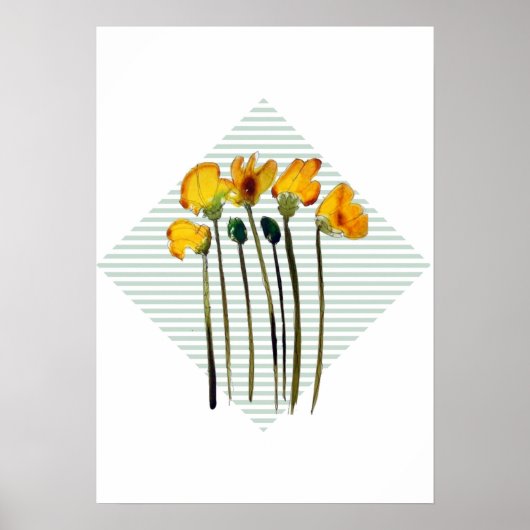 Poster de l'artisanat floral (Devant)