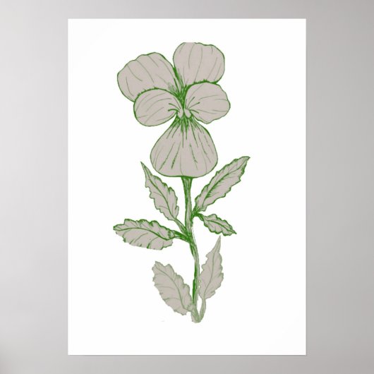 Poster de l'artisanat floral (Devant)