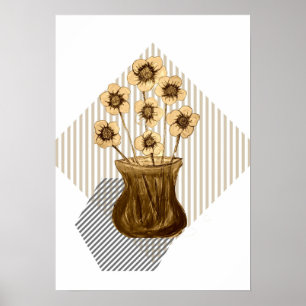 Poster de l'artisanat floral