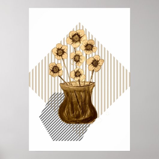 Poster de l'artisanat floral (Devant)