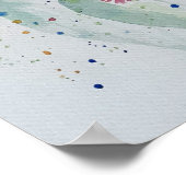 Poster de l'artiste australienne Rosella Parrot Wa (Coin)