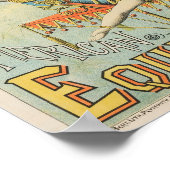 Poster de l'artiste de cirque américain Edward Ear (Coin)