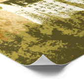 Poster de l'artiste Vintage Imaginaire blanc (Coin)