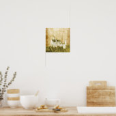 Poster de l'artiste Vintage Imaginaire blanc (Cuisine)