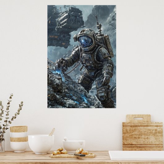 Poster de l'astronaute (Cuisine)