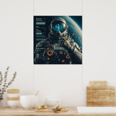 Poster de l'astronaute (Cuisine)