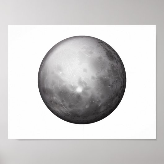 Poster de l'astronomie spatiale Planète Mercury (Devant)