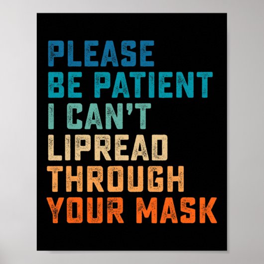 Poster De L'Audience Sale Signal De L'Audience Sourds Han (Devant)