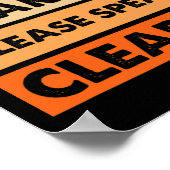 Poster De L'Audience Sourde Audience Malaisée Langue Des (Coin)