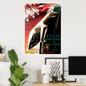 Poster de l'Auto Rome Italie 1929 (Bureau à domicile)